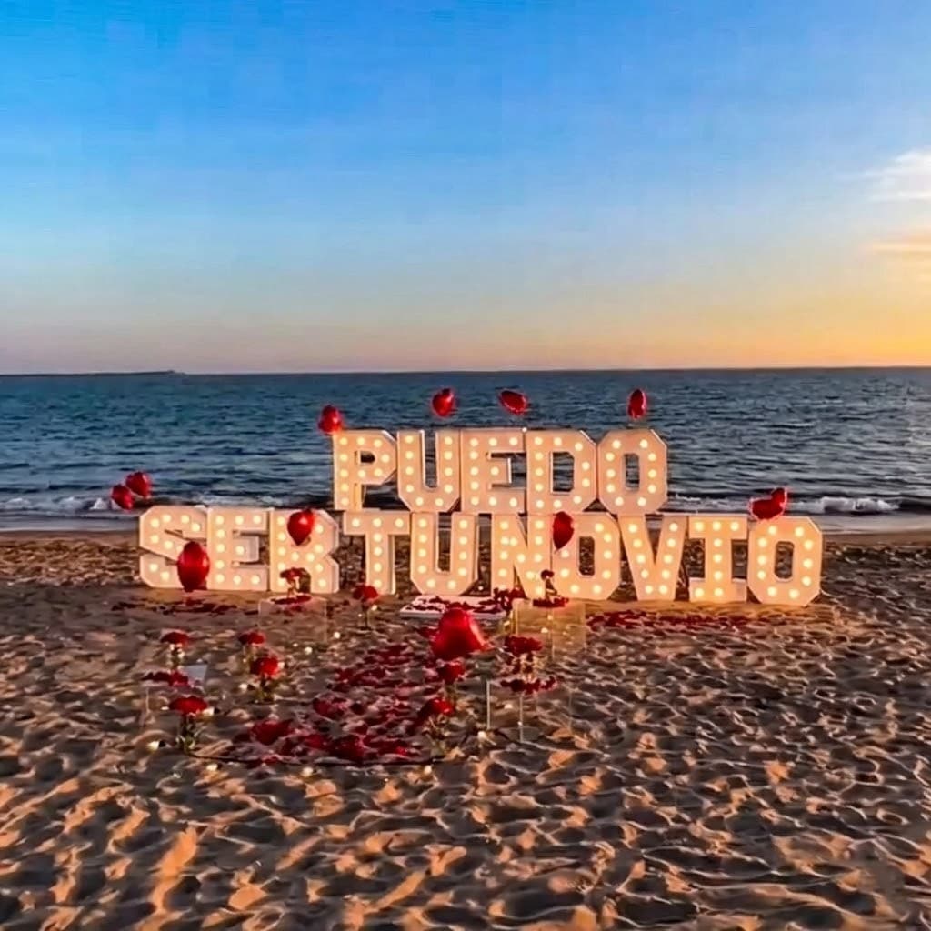 Pedida de enamorados romántica en playa Lima — foto 3