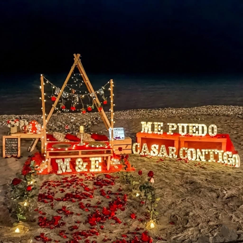 Pedida de matrimonio en playa Costa Verde Lima — foto 1